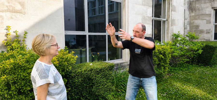Démonstration de Tai Chi entre pratiquants